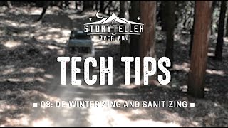 Tech Tips 8 DeWinterizing and Sanitizing [upl. by Auoy]