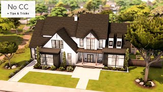 The Sims 4 San Sequoia Family Villa  No CC  Stop Motion Speedbuild  Collab with Summerrplays [upl. by Enimaj]