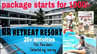 RR retreat experience 🫣🥶 resort rrresot nelmangala dayout youtube outing vlog outing [upl. by Ddene501]