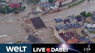 HOCHWASSER DammbruchDrama Evakuierung in Polen wegen Flutwelle  WELT LIVE DABEI [upl. by Las945]