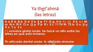 Las letras en otomí HÑÄHÑU FESUNAM ACATLÁN impartida por Xahnate Raymundo Isidro [upl. by Ameehs935]