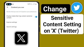 How to Change Your X Twitter Settings to See Sensitive Content 2024 [upl. by Enyalb]