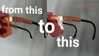 How to change the ear piece on your pit viper sunglasses [upl. by Paxon]