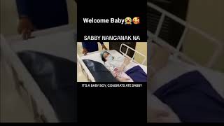 congrats po sabby and welcome baby❤️❤️ sabby nanganak na 😍😍 [upl. by Hartfield]