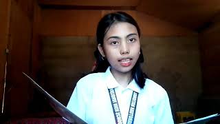 Talumpati tungkol sa mga suliranin ng bansa Mananalumpati Ivie S Gilongos [upl. by Bosch]