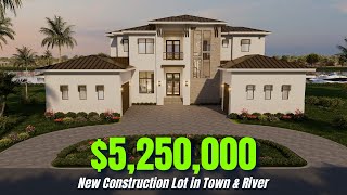 New Construction Waterfront Lot w Direct Gulf Access in Town amp River [upl. by Nisay804]