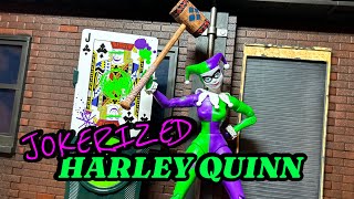 DC Multiverse Jokerized Harley Quinn Review  McFarlane Toys [upl. by Megargee]