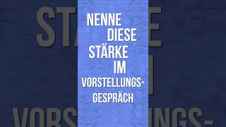 Nenn DIESE Stärke im Vorstellungsgespräch JobBringer bewerbung vorstellungsgespräch [upl. by Aldredge]