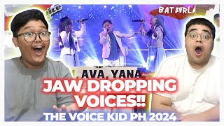 Julesquad shows their incredible vocal skills on Bridge Over Troubled Water The Voice Kids REACTION [upl. by Inalej]