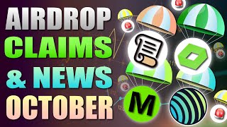 💥 Best Airdrop Claims amp News end of October 💥 [upl. by Tally99]