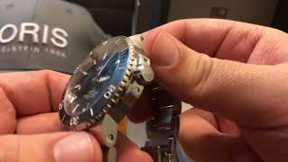 Oris Aquis Date 435mm Unboxing amp Overview [upl. by Yenolem882]