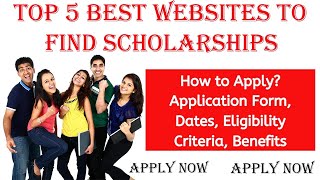 How to Find Scholarships to Study for Free Top 5 Best Websites to Find Scholarships  Scholarships [upl. by Eidaj]