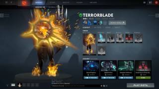 Terrorblade Arcana  Fractal Horns of Inner Abysm Styles Showcase by Dota2Modscom [upl. by Aruon]