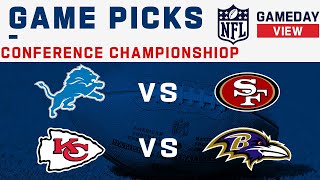 Conference Championship Game Picks [upl. by Follansbee146]