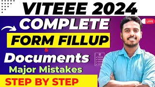 VITEEE 2024 form fill up 🔥  Step by Step  VITEEE 2024 Application form  VIT Vellore  VITEEE 2024 [upl. by Cirdahc]