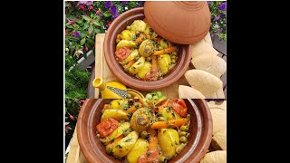 Marokkanische Tajine Lamm Gemüse schnell und unkompliziert  طاجين لحم بالخضر [upl. by Gifferd]