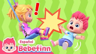 Seguridad en el Parque  Cuidados Diarios  Canciones Infantiles  Bebefinn en español [upl. by Noitsirhc]