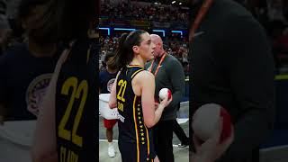 Caitlin Clark Shows Off the Cannon Tossing Autographed Basketballs into the Crowd  Indiana Fever [upl. by Ahsenet]