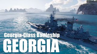 GeorgiaClass Battleship Americas Unbuilt Naval Powerhouse WOWS Georgia [upl. by Phelan769]