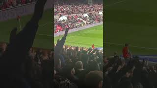 Coventry Fans Sing Let’s All Sing Together At Bristol City [upl. by Oninrutas]