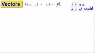 Core 4 Maths ALevel Edexcel  Vectors 2 [upl. by Rebeh]