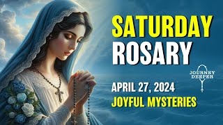 Saturday Rosary 🤍 Joyful Mysteries of the Rosary 🤍 April 27 2024 VIRTUAL ROSARY [upl. by Tesil]