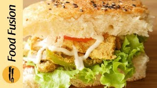 Roghni Naan Bread Sandwich Recipe by Food Fusion [upl. by Loyce481]