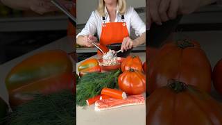 Напомните название этого салата 🫑🦀🍅🫘 вкуснодома домавкуснее [upl. by Stucker]