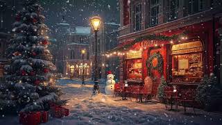 Snowfall Jazz Cafe ⛄ Warm Jazz Music in Winter Coffee Shop Ambience for WorkingStudying amp Relaxing [upl. by Aihpos329]