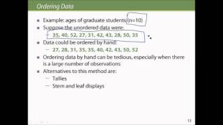 umh1964 2012 13 Lec006 Unidad 3 Capitulo 1 Descripción de datos y distribuciones teóricas [upl. by Einwahs]