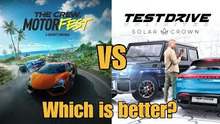 The Crew Motorfest VS Test Drive Unlimited Solar Crown [upl. by Pazit]