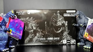 Triple MMS Minus One 1991 and Spacegodzilla Figure Review  BurningGodzilla Fan 1954 [upl. by Yrhcaz]