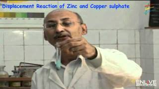 Displacement Reaction of Zinc and Copper sulphate [upl. by Hoi222]