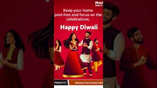 Happy Diwali Greetings to all From Maximus Pest Control Solutions pestcontrol new funny [upl. by Hanna919]