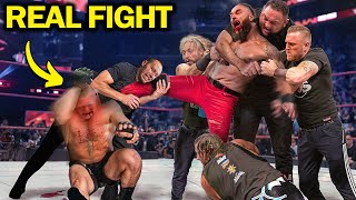 WWE Matches That Turned Into Real Fights [upl. by Nawuq]