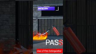 Use of Fire Extinguisher fire fireextinguishers saftey safteyfirst industrial industry [upl. by Feriga595]