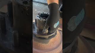 2000 Chevy 3500 truck dually brake drums replacement [upl. by Nnaylime9]