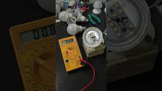 shorts SYSKA LED 9 WATT LED BULB REPAIR MCPCB LED KIT REPLACE amp DRIVER CIRCUIT OK [upl. by Arrad]