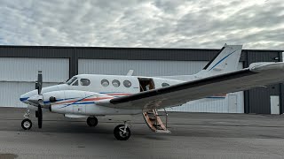 IFR Departure out of Columbia Metro KCAE  King Air C90 [upl. by Elleunamme]