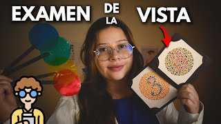 Asmr 👀 Examen de la VISTA 🔴🟢  Test de Daltonismo ¿Qué Colores Ves🔵 Vivalen ASMR [upl. by Izak656]