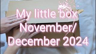 My little box NovemberDecember 2024 [upl. by Templas807]