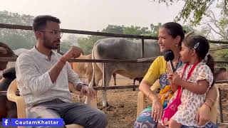 Kishori Jani viral Hindi interview with Gautam Khattar ji in Vrindavan [upl. by Louie]