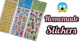 How To Make Sticker At HomeDiy Homemade Stickers Step By StepEasy Stickers Making At HomeDiy [upl. by Eizzo]