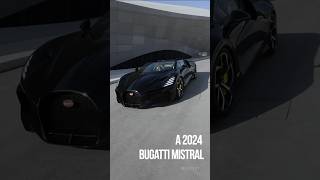 The worlds fastest roofless car bugatti Mistral [upl. by Nwadrebma]