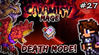 Yharon and Old Duke in DEATH MODE Terraria Calamity Lets Play 27  Mage Class Playthrough 144 [upl. by Anecusa]