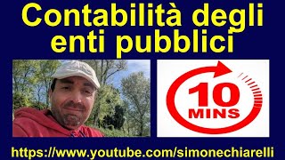 Fast Law Simone Chiarelli spiega tutta la contabilità degli enti pubblici in 10 minuti [upl. by Gertruda]