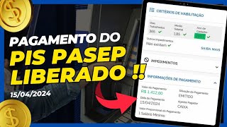 💰 PAGAMENTO do abono salarial LIBERADO  Confira como SACAR o PIS PASEP 2024 [upl. by Dnalyr825]