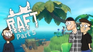 Raft Multiplayer Part 5  fun gameplay and commentry  raft jgtplayz [upl. by Kirsteni]