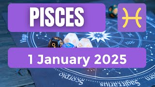 Pisces horoscope  Pisces Horoscope for Today 1 January 2025 [upl. by Urbanus]