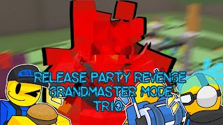 Release Party Revenge Grandmaster Mode Trio  Roblox Doomspire Defense [upl. by Heaps]